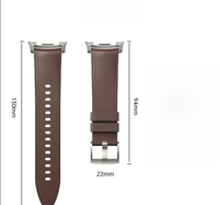 Bracelet en cuir véritable Maenwvo avec boucle à ardillon pour montre 8/8 Classic 40 mm 44 mm 22 mm Bracelet de montre 224 mm