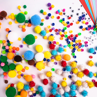 Fournitures d'art et d'artisanat en gros pour enfants, jouets éducatifs, plus de 1500 pièces de cure-pipes pour l'art DIY, pompons, cure-pipes, mini-jouets