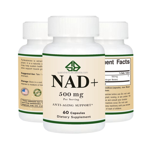 OEM Nicotinamide Riboside Hydrogen Melate NAD+ 60 Capsule Rigide Trans-Resveratrolo 500mg Supporto Energetico per Adulti - Product Image 2