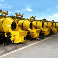 Mezcladora de Concreto LOVO de 30m3/h con Motor Diésel y Bomba, Equipo de Mezcla Portátil de Alta Eficiencia en Venta