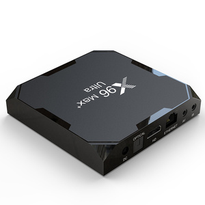 Nuevo reproductor de medios OEM Android 11 <span class=keywords><strong>Amlogic</strong></span> S905x4 x96 max plus 4GB 32GB Dual WIFI BT Andrroid TV Box - Product Image 2
