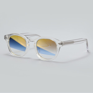 Lunettes de soleil ovales à monture complète pour femmes, verres miroir, protection UV 100%, protection solaire tendance pour adultes - Product Image 3