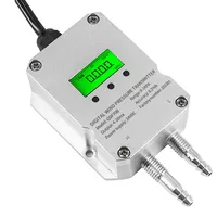 Transmetteur de pression d'air industriel pour système CVC avec écran LCD -30-300Kpa, pression différentielle numérique micro-vent/gaz QDF70B