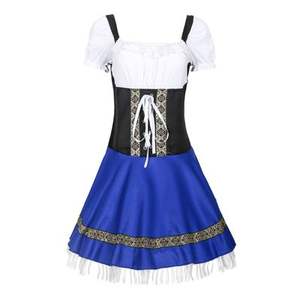Disfraz de Oktoberfest para Mujer, Talla Grande, Estilo Gretchen Alemana, Disfraz de Halloween, Cosplay de <span class=keywords><strong>Heidi</strong></span>, Tallas S-3XL - Product Image 3