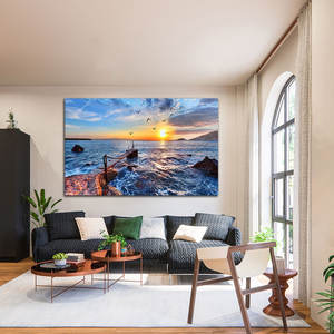 ศิลปะต้นฉบับ<span class=keywords><strong>ภาพ</strong></span>วาดภูมิทัศน์-<span class=keywords><strong>ทิวทัศน์</strong></span>พระอาทิตย์ตก<span class=keywords><strong>ทะเล</strong></span><span class=keywords><strong>ภาพ</strong></span> OEM และ ODM ตกแต่งผนังพิมพ์สเปรย์ - Product Image 2