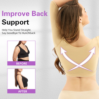 Top Moldeador Postquirúrgico BBL con Cierre Frontal Personalizado para Mujer, Faja Ajustable Bajo el Busto, Chaleco Moldeador de Soporte con Múltiples Ganchos