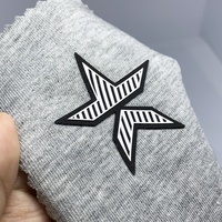 Étiquette en caoutchouc de silicone souple 3D personnalisée vêtements Logo Patch imprimé écologique en soie étiquette en silicone