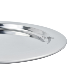 Vente flash : Assiettes <span class=keywords><strong>de</strong></span> service en métal argenté <span class=keywords><strong>de</strong></span> 30/35 cm, sous-assiettes <span class=keywords><strong>de</strong></span> mariage en acier inoxydable - Product Image 2