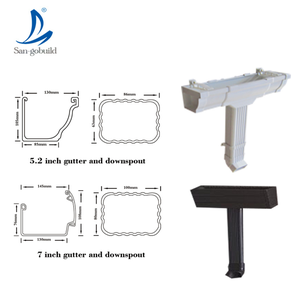 Vietnam Villa materiale da costruzione casa tetto sistema di drenaggio dell'acqua piovana grondaia e <span class=keywords><strong>pluviale</strong></span> in <span class=keywords><strong>PVC</strong></span> - Product Image 2