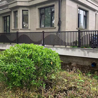 Clôture de jardin extérieure personnalisée en aluminium Runyuan, clôture de mur de séparation pour cour arrière
