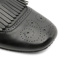 Handgefertigte Leder-Herrenslipper - Weiche Sohle Atmungsaktive Slip-On Schuhe mit Eckiger Spitze für Hochzeit & Business