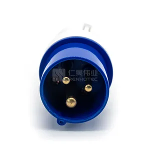 Werkseitig IP44 IP67 Wasserdichter 3-poliger 4-poliger 5-poliger Stecker Europäische Norm EN/IEC 60309-2 3P N E Industriest ecker