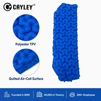 Matelas de camping gonflable ultraléger, matelas pneumatique modulable, tapis de couchage portable pour tente, randonnée, backpacking