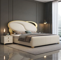 Lit king size haut de gamme pour chambre principale, lit de luxe haut de gamme, nouveau modèle 2026