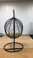 Fauteuil suspendu œuf pas cher pour patio, avec coussin imperméable, idéal pour jardin et cour arrière