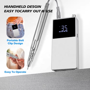 Ensemble de ponceuses à ongles silencieuses et confortables 35000 tr/min pour manucure, outil de salon pour salons de manucure - Product Image 3