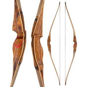 Arc puissant de tir à l'arc traditionnel en fibre de verre noire avec noyau en bambou RH & LH <span class=keywords><strong>Reflex</strong></span> - Product Image 2