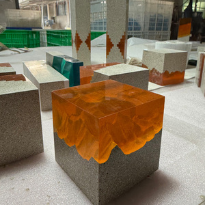 Scultura in Resina Trasparente Fatta a Mano a Forma di Iceberg, Eco-compatibile, Arte Marina Subacquea, Decorazione Personalizzabile - Product Image 6