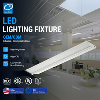 Éclairage intérieur pour bureau, bibliothèque, salle de conférence, luminaire encastré suspendu de 4 pieds, 30 W, 40 W, luminaire LED