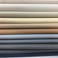 Cuir PVC gaufré de haute qualité, toucher doux, anti-moisissure, résistant à l'usure, matériau gris pour la décoration intérieure automobile
