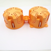 Boîte de jonction orange en pvc standard de l'UE ou boîte électrique et boîte de sortie de boîtier de montage mural
