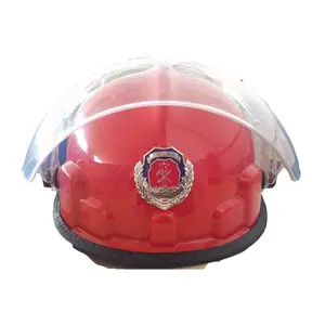 PC/polycarbonate fire fighter yellow fireman helmet