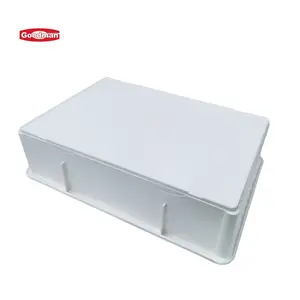 Dough Box Stackable Bakery Storage Container With Lid Transport Crate Rectangular Bread Fermenting Tray Plastic Pizza Dough Proofing Box