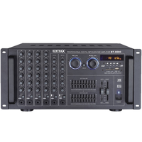 Usine haut de gamme MP3 Double 9 égaliseur professionnel karaoké mélangeur amplificateur BT-8000