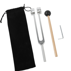 Ear Cleaning Tuning Fork 128Hz Silver Three Piece Set For Ear Wax Removal - Product Image 4
