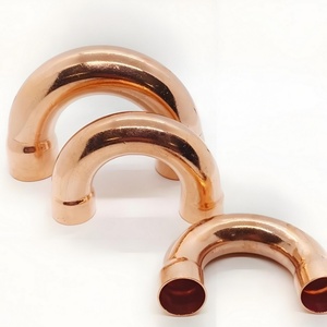 Industrial Welded Pure Copper <b>Pipe</b> Fitting Copper U-Bend - Product Image 1