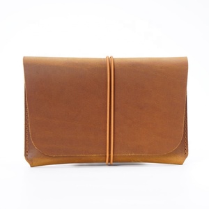 Custom Leather Passport Cover Vintage Card Holder Travel Wallet Boarding First Layer Cowhide Passport Holder - Product Image 2