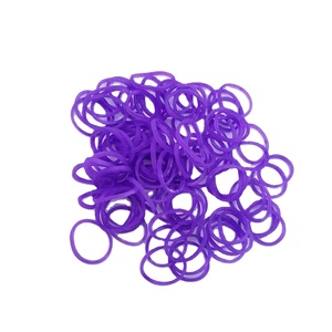 <span class=keywords><strong>Bracelet</strong></span> en caoutchouc synthétique TPR tressé, couleurs arc-en-ciel violettes, haute élasticité, personnalisable OEM, <span class=keywords><strong>pour</strong></span> <span class=keywords><strong>loom</strong></span> bands DIY - Product Image 6