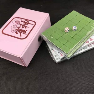 Mini fichas de Mahjong, 24 Uds., juego de viaje portátil, material de melamina para juegos de cartas de ajedrez, uso Universal, origen de China - Product Image 2