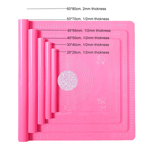 Ustensiles de cuisine, outils de pâtisserie, tapis de cuisson en silicone de qualité alimentaire, sans BPA, écologique, tapis à pâtisserie, tapis à pâte à pizza, antiadhésif, pour pétrir - Product Image 5