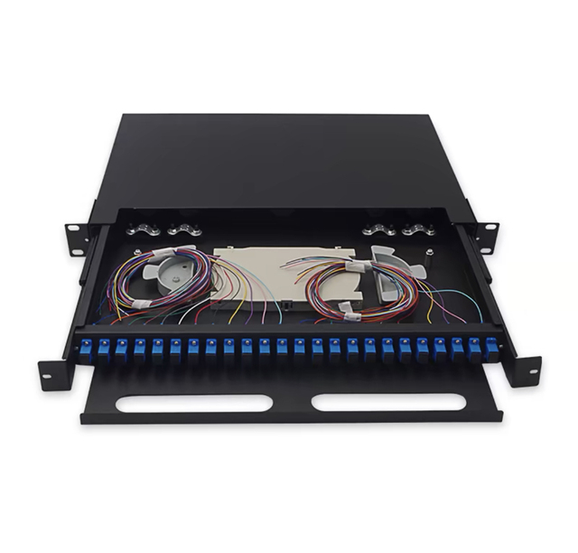 Good Quality Fiber Optic Patch Panel,Cabinet Rack Drawing Style 12/24port SC LC FC ST Factory Price 12 24 48 96 144core ODF Type