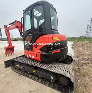 Mini-excavatrice d'occasion Kubota U55_4 modèle 2020, fabrication japonaise, mini-pelle de 5,5 tonnes, PC55 U55-4 ZX55 305.5e2 en stock - Product Image 3