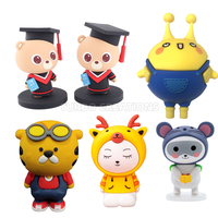 Kustom 3D kartun bentuk USB Flash Drive PVC silikon stik memori 3D desain pencetakan kapasitas hadiah 128GB 512GB