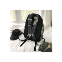 Tas Fashion Kamuflase 3 Warna, Tas Ransel Keren untuk Pelajar, Multifungsi, untuk Sekolah Menengah dan Kampus