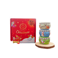 Coffret Cadeau de Bougies Parfumées aux Fleurs Séchées pour Thanksgiving et le Nouvel An, Cire de Soja, Aromathérapie, Cadeau de Fête et de Vacances