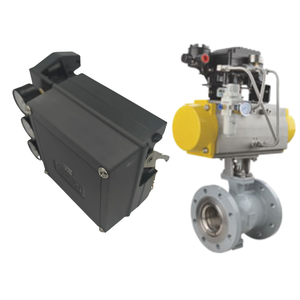 Vanne à boisseau sphérique pneumatique en acier inoxydable 316 de Chine, positionneur électro-pneumatique Emerson Fisher 3582G/3582I - Product Image 5