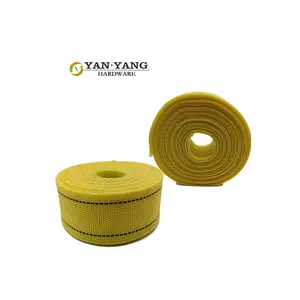 Pabrik YANYANG kualitas tinggi 7cm Sofa peregangan pita poliester furnitur anyaman elastis