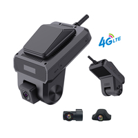 3 saluran Catatan 4g Dashcam untuk pelacakan kendaraan & manajemen armada pada Cmsv6 dengan Wifi Gps Fit Max 512g kartu 9-36v Input daya