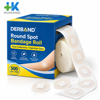 Pansements ronds adhésifs OEM pour soins des plaies pour enfants, cliniques, hôpitaux, maison, voyage, premiers secours