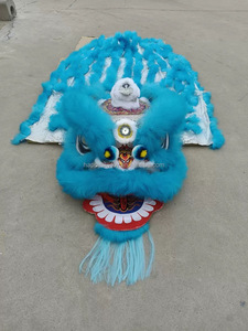 Costume de Danse du Lion Chinois pour Halloween, Adulte Unisexe, en Coton, Mascotte, Jouet, Ornement, Lion Dansant Porte-Bonheur - Product Image 3