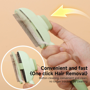 JZ-Cepillo eléctrico de masaje para mascotas con función de pulverización, peine de aseo portátil para perros y gatos, herramienta para el cuidado del cabello de mascotas con logotipo personalizado OEM - Product Image 5