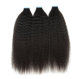 Cinta Highknight en extensión de cabello rizado recto 2,5G/pieza 100% cabello humano Natural extensión <span class=keywords><strong>Invisible</strong></span> sin costuras - Product Image 2