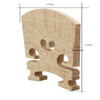 Pont de violon en érable 1/8 1/4 1/2 3/4, accessoires d'instruments en gros