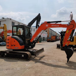 Hitachi ZX55 50 Mini Excavadora de 5 toneladas ZX55 Excavadora de segunda mano Hitachi ZAXIS 50 55 ZX55 Excavadora multifuncional original de Japón - Product Image 5