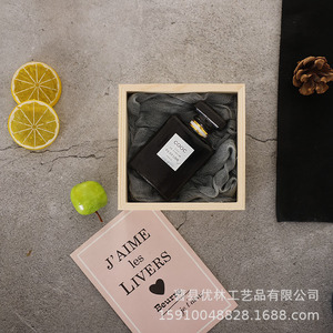 Boîte en bois rectangulaire personnalisable avec gravure pour bijoux, service à thé, cadeau de mariage, ou usage artisanal - Product Image 3