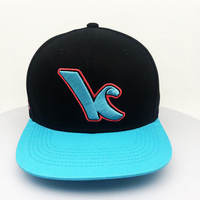 Casquette Snapback Sportive Léopard Hip Hop 6 Panneaux de Haute Qualité Promotionnelle avec Broderie 3D Logo Personnalisé Unisexe Respirante et Imperméable